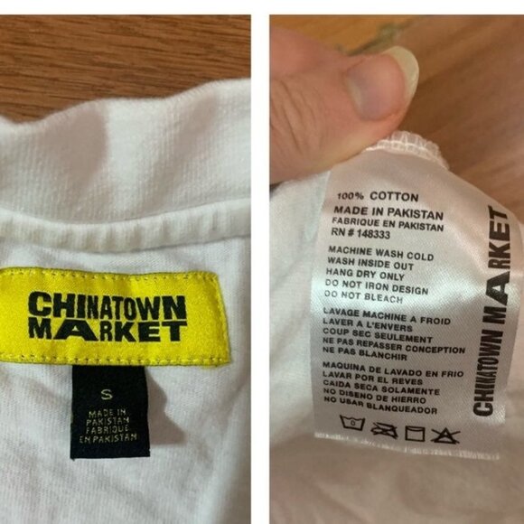 Chinatown Market Rare Vintage Print Shirt | Sz S - Picture 4 of 4